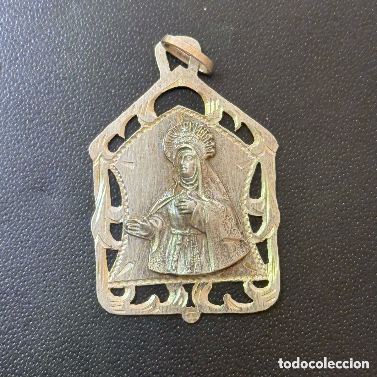 Antiguidades: Medalla de Plata S. XIX - Santa Teresa de Avila