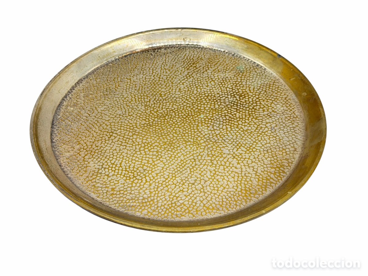 Antiquit&eacute;s: Antigua Bandeja Plateada