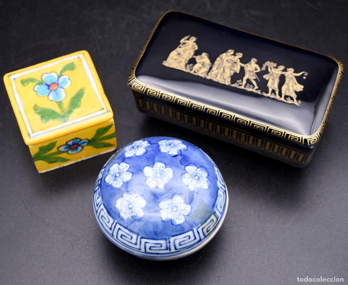 Antig&uuml;edades: Cajas de porcelana (3) - Foto 3