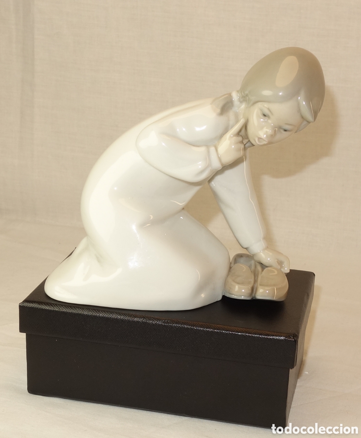 Antig&uuml;edades: Figura porcelana Lladr&oacute; colecci&oacute;n