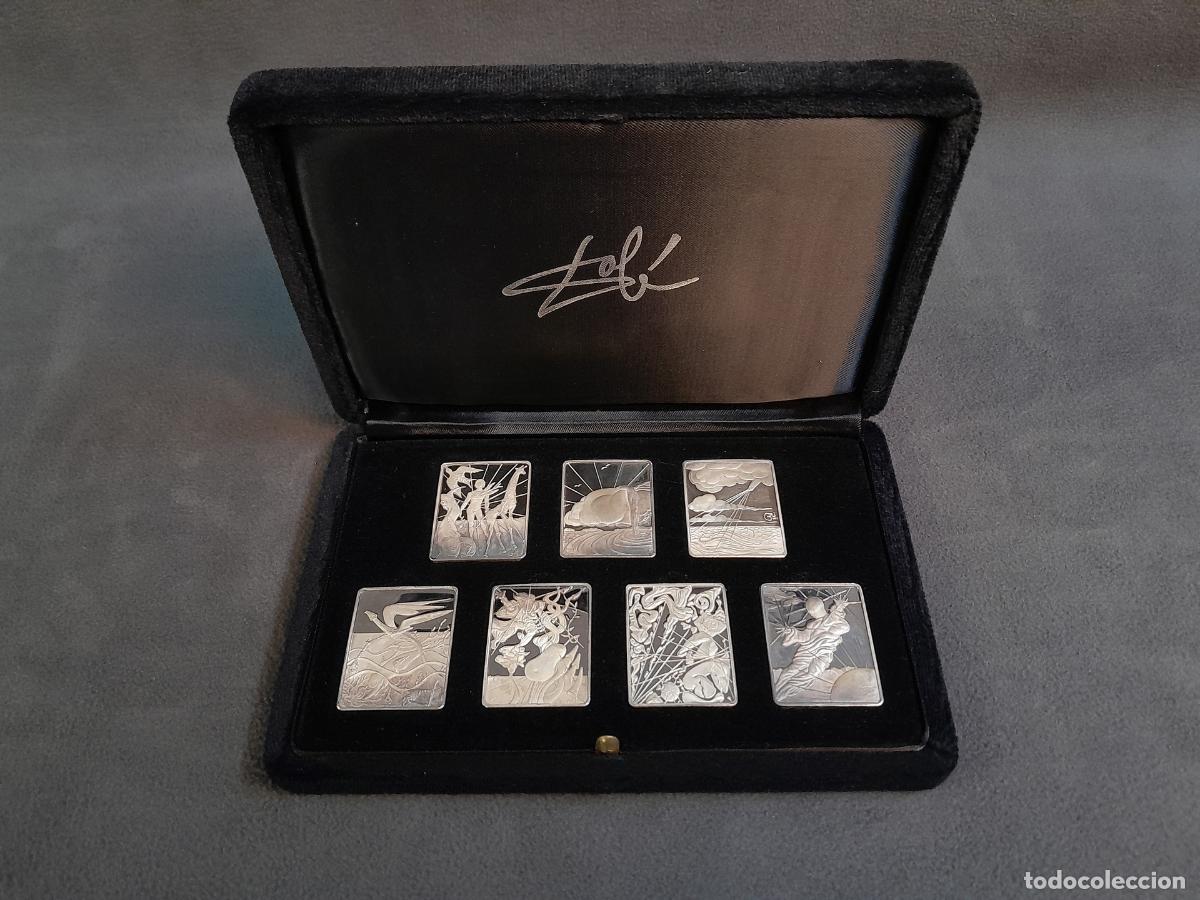 Antig&uuml;edades: &uml;LOS SIETE D&Iacute;AS DE LA CREACI&Oacute;N&uml;. MEDALLAS DE PLATA DE LEY 999. SALVADOR DAL&Iacute;.VERSI&Oacute;N PEQUE&Ntilde;A.1979.