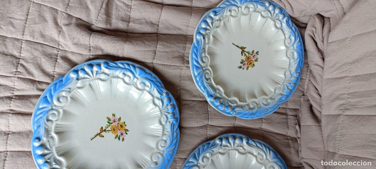 Antig&uuml;edades: Juego platos postre y tarta - Foto 5