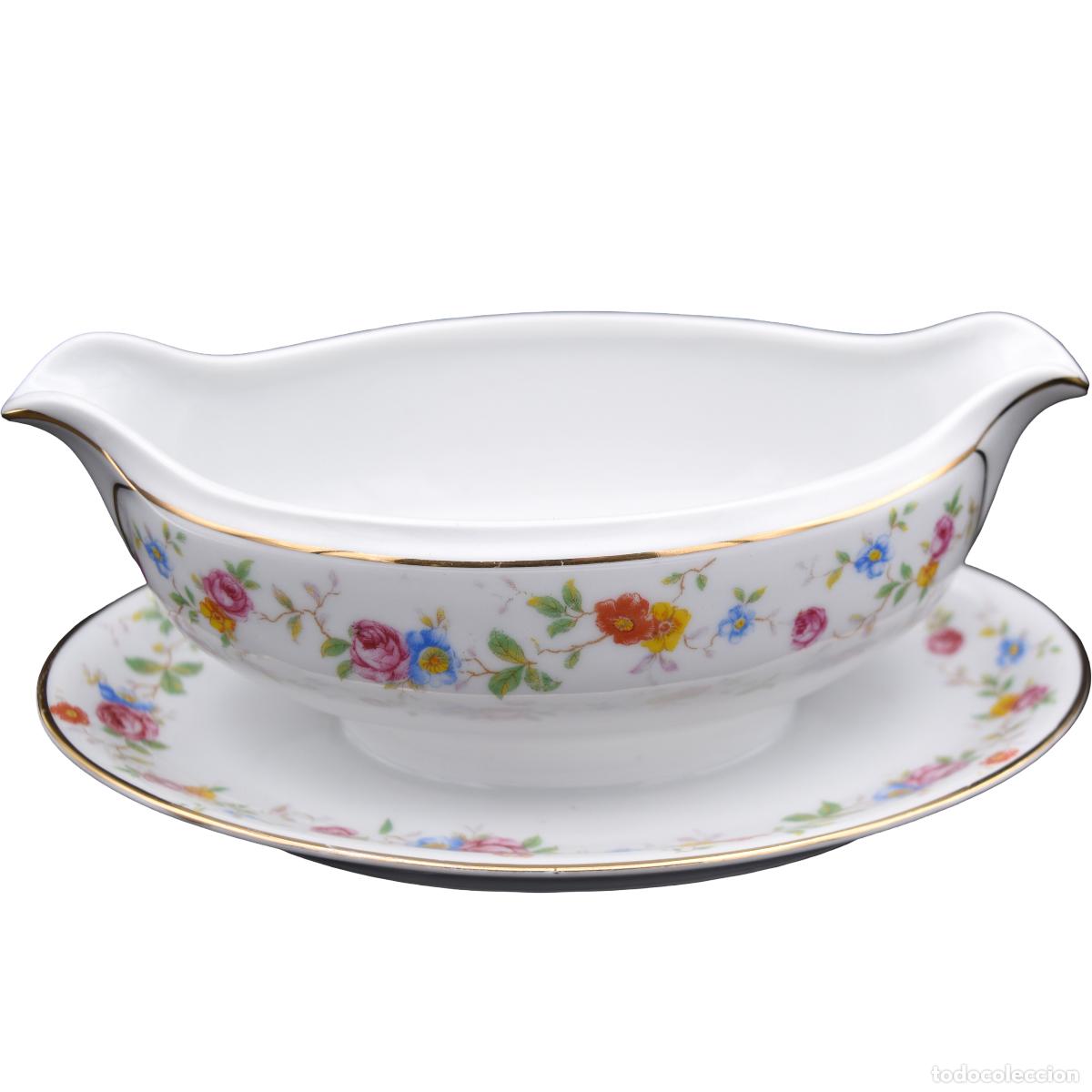 Antiques: Salsera de porcelana Santa Clara