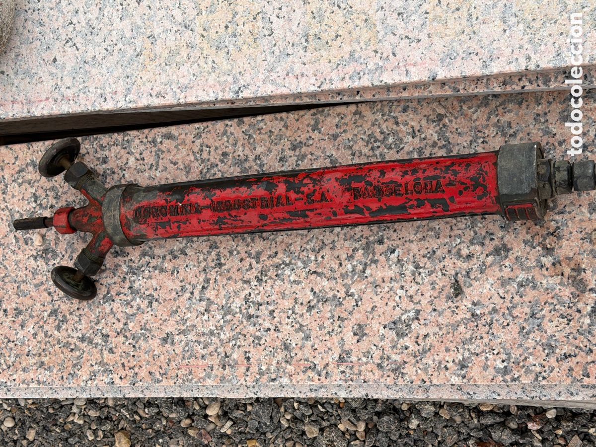Antig&uuml;edades: Dosificador de sulfuroso antiguo Valdepe&ntilde;as