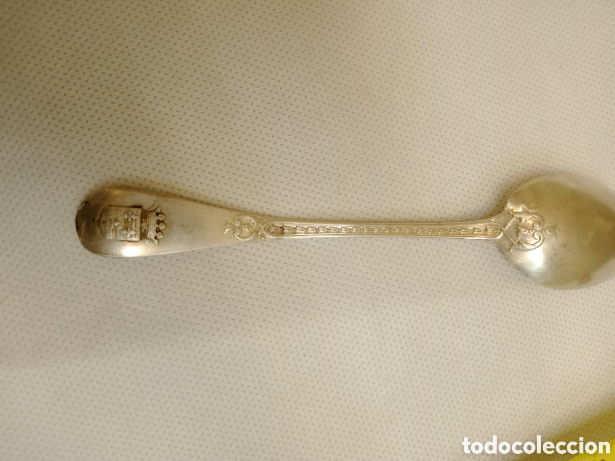 Antig&uuml;edades: Cuchara de plata con el escudo de los Borb&oacute;n - Foto 4