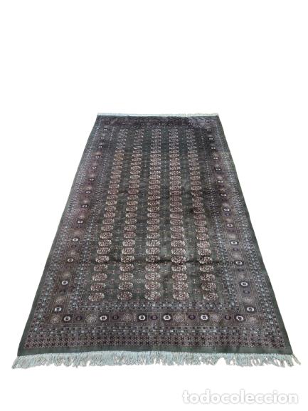 Antig&uuml;edades: Alfombra Bokhara, Pakist&aacute;n - Lana Anudada a Mano - Largo 280 cm, Ancho 190 cm