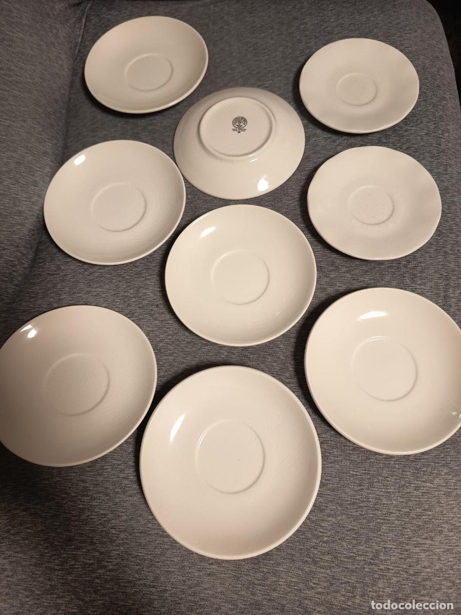 Antig&uuml;edades: LOTE DE 9 PLATOS DE CAFE LA CARTUJA PICKMAN