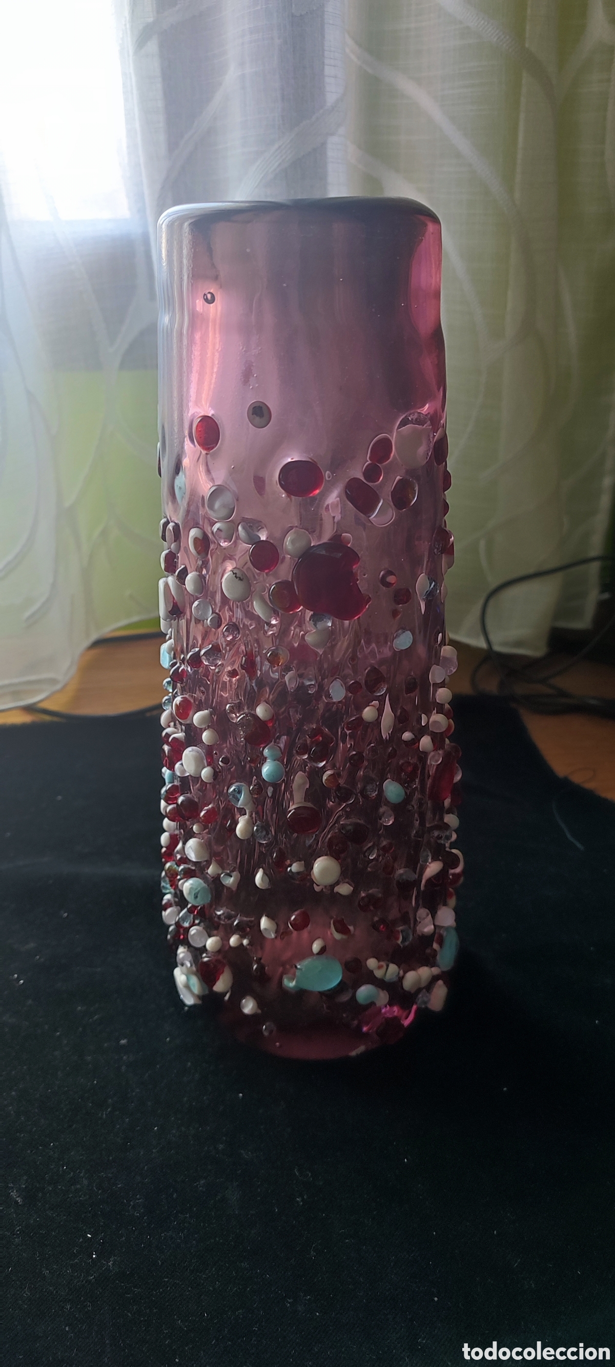 Antig&uuml;edades: Jarr&oacute;n de cristal soplado a mano de dise&ntilde;o de Castle Studio Glass