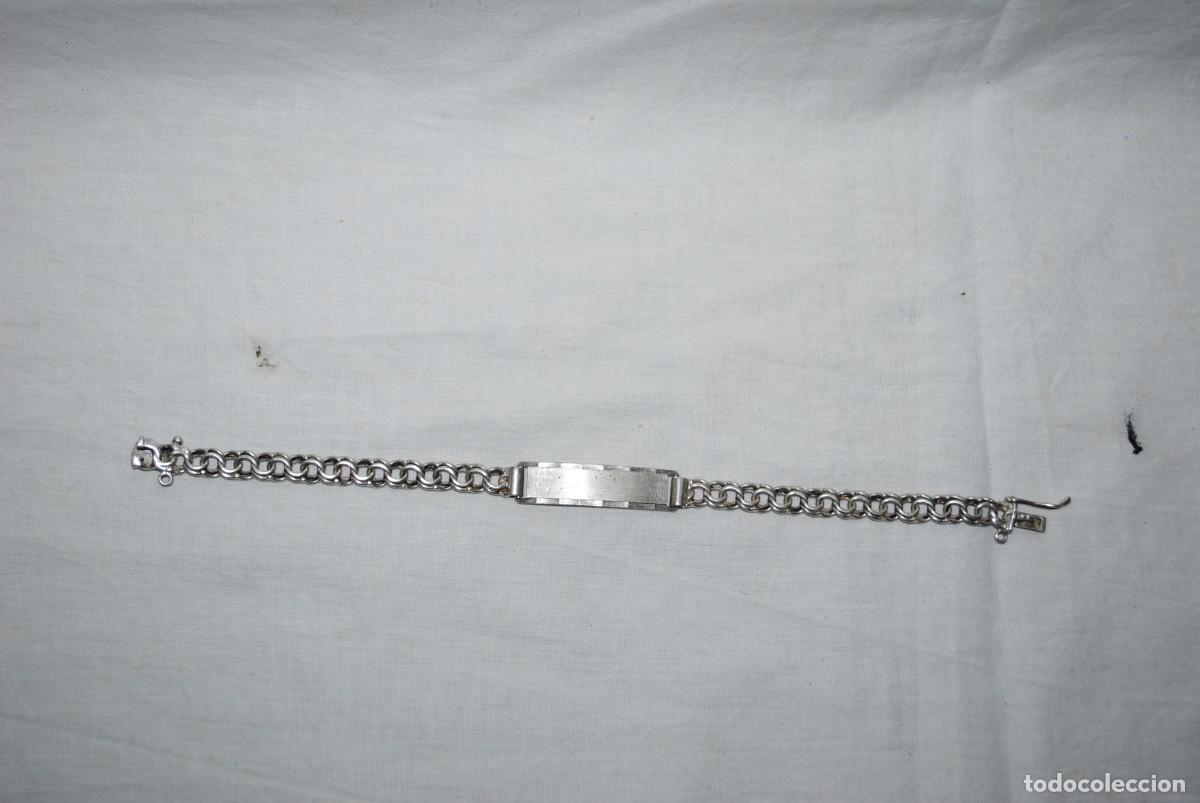 Antig&uuml;edades: PULSERA DE PLATA TIPO ESCLAVA - Foto 1