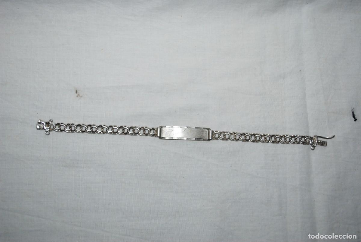 Antig&uuml;edades: PULSERA DE PLATA TIPO ESCLAVA - Foto 2