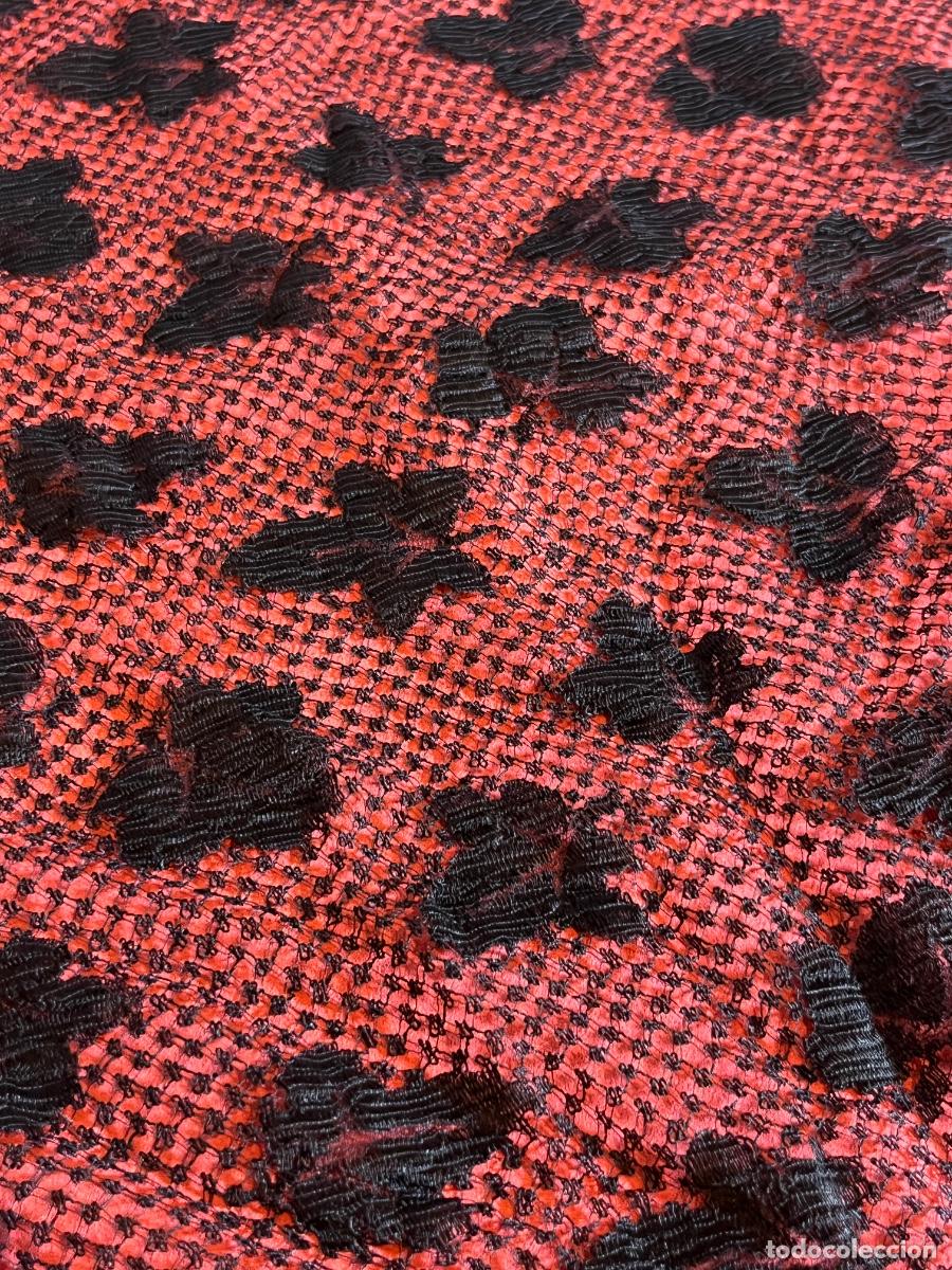 Antiguidades: Pa&ntilde;uelo Mantilla negra encaje vintage velo iglesia Semana Santa pa&ntilde;uelo tradicional espa&ntilde;ol