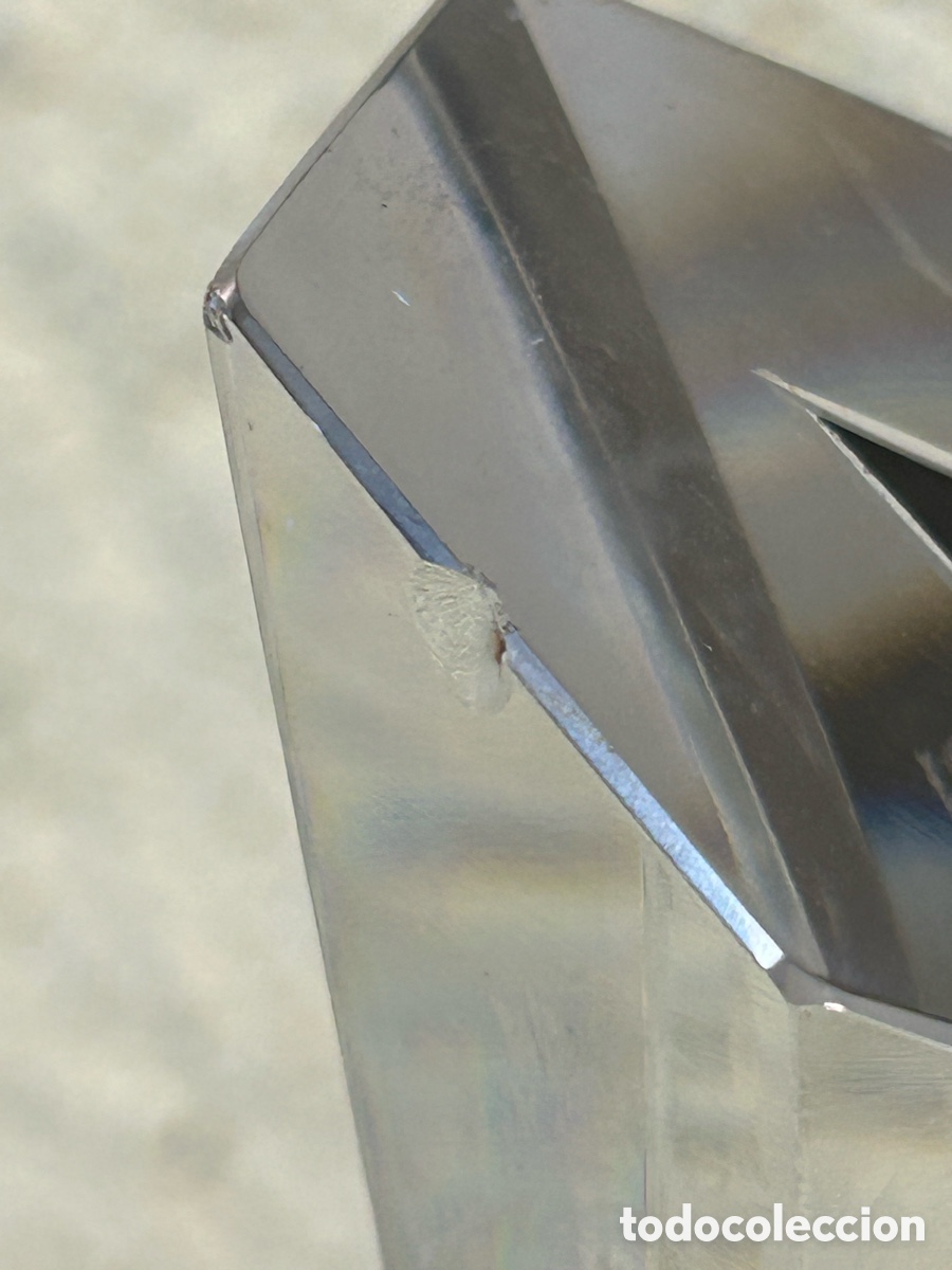 Antig&uuml;edades: Polvorera de cristal checo Art Deco - Foto 12