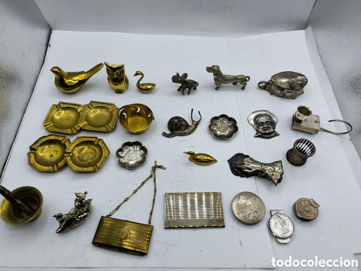 Oggetti Antichi: 26 Miniaturas en bronce y otros metales