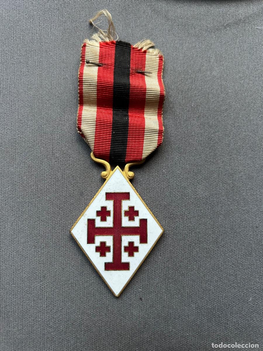 Antiguidades: Medalla Orden de Jerusal&eacute;n antigua