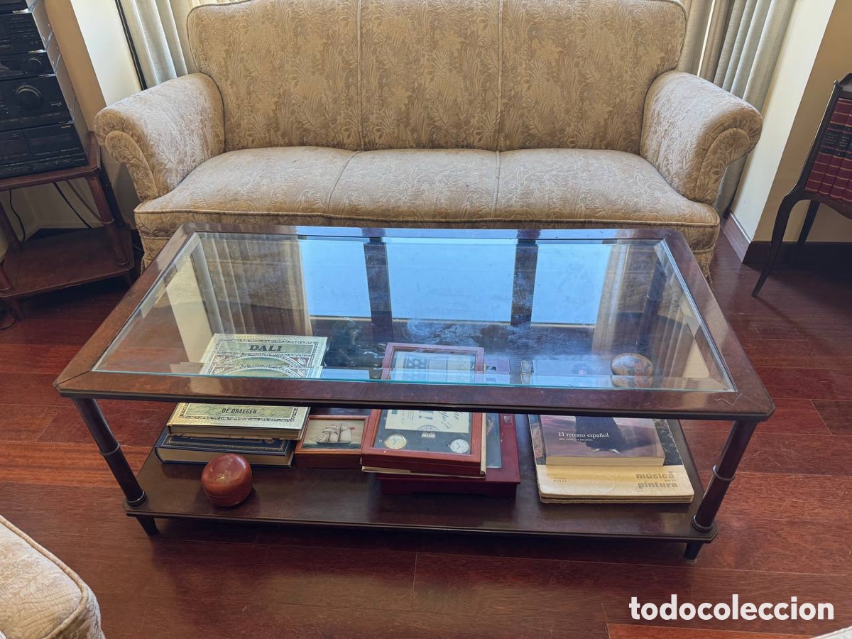 Antig&uuml;edades: Mesa madera baja sal&oacute;n