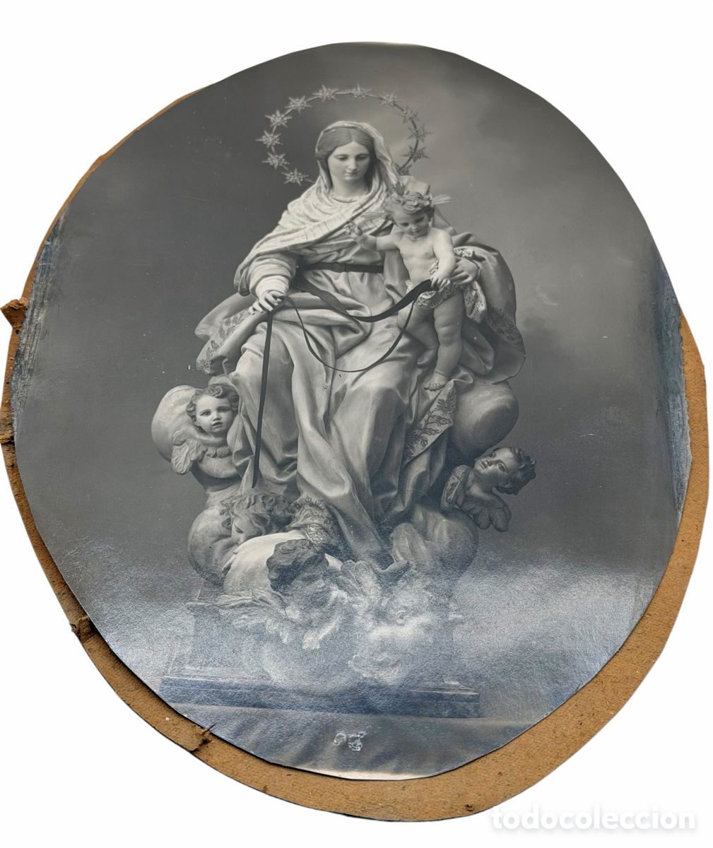 Antiquit&eacute;s: Antigua Imagen de La Virgen