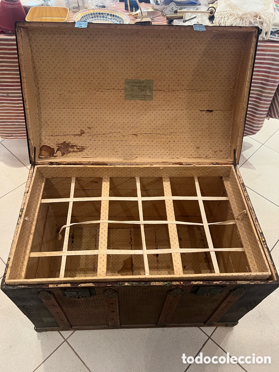 Antig&uuml;edades: Ba&uacute;l antiguo, metal y madera. - Foto 10