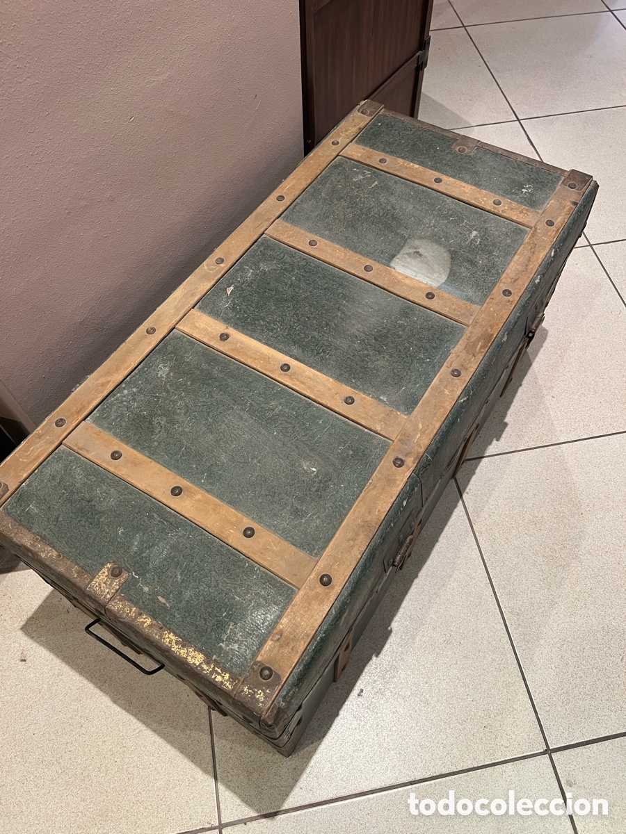 Antig&uuml;edades: Ba&uacute;l antiguo de madera - Foto 2