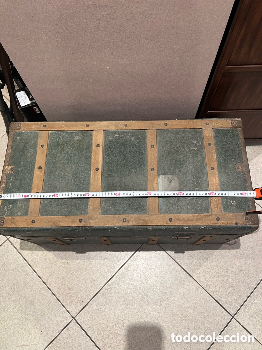Antig&uuml;edades: Ba&uacute;l antiguo de madera - Foto 8
