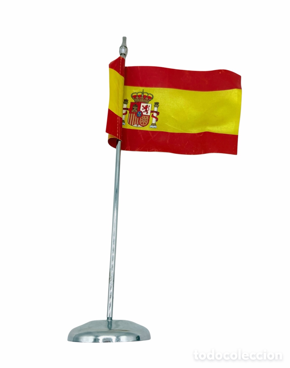 Antiguidades: Figura de Bandera Espa&ntilde;ola