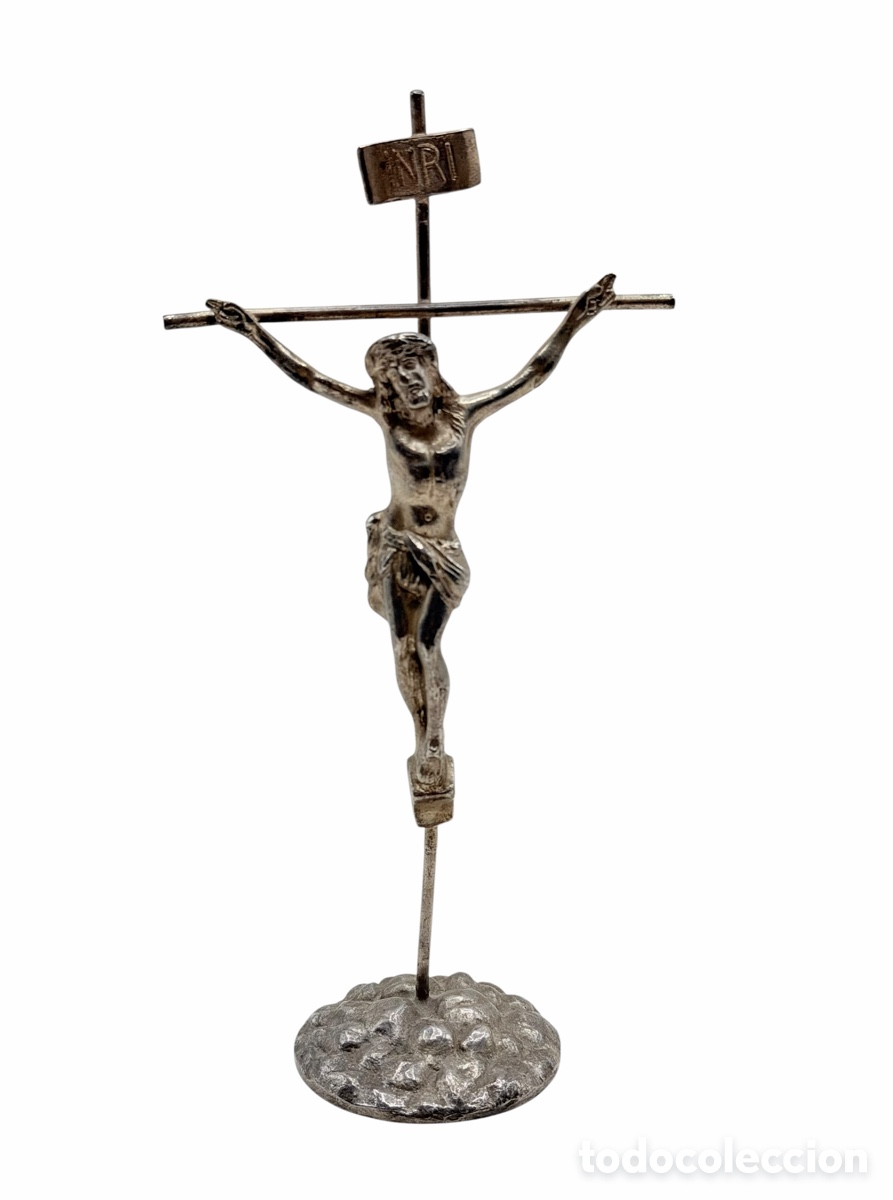 Antiquit&eacute;s: Antigua Figura de Cristo. Crucifijo