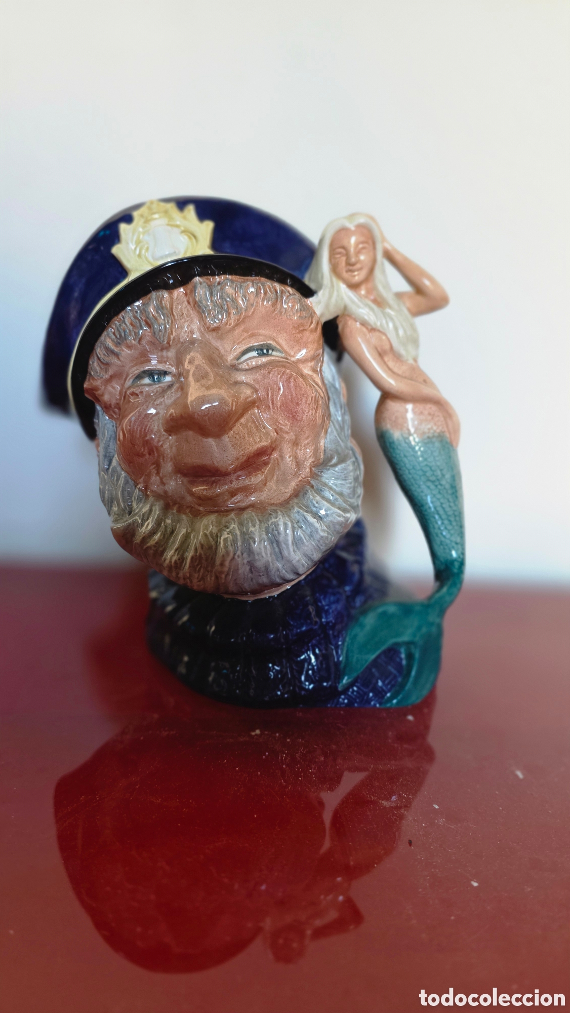 Antig&uuml;edades: Jarra dickens cerveza porcelana royal doulton