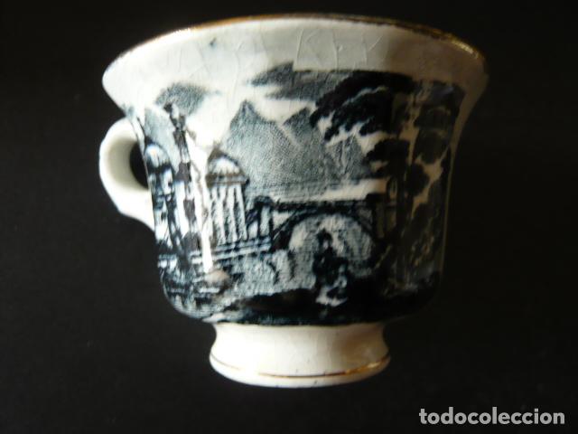 Oggetti Antichi: TAZA PORCELANA CARTUJA PICKMAN ORIGINAL 8 CM DIAMETRO X 6 CM ALTO