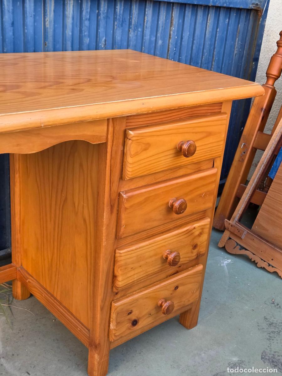 Antig&uuml;edades: mesa escritotio gastos de envio 35&euro; - Foto 4
