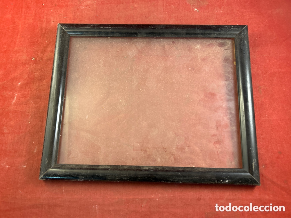 Antig&uuml;edades: MARCO DE MADERA CON CRISTAL - Foto 1