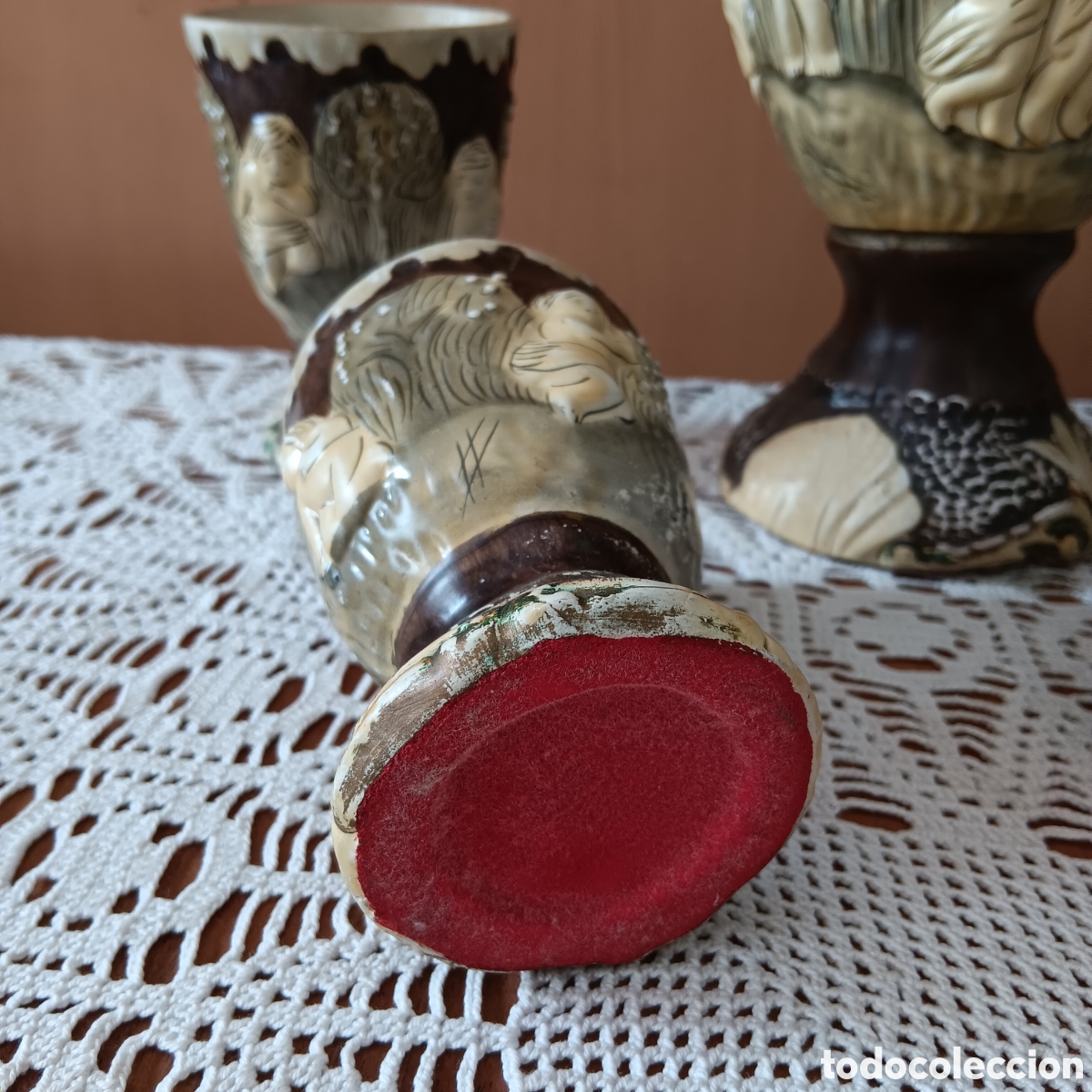 Antig&uuml;edades: JARRA CON 5 COPAS ARTUDEN - Foto 3