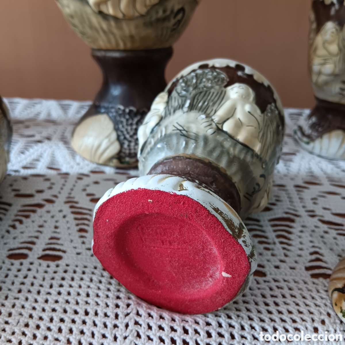 Antig&uuml;edades: JARRA CON 5 COPAS ARTUDEN - Foto 4