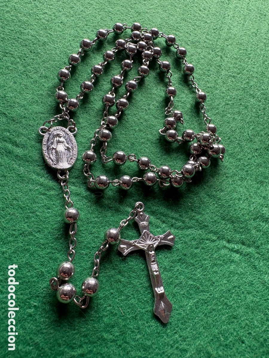 Antig&uuml;edades: Antiguo Rosario plateado (A3) - Foto 2