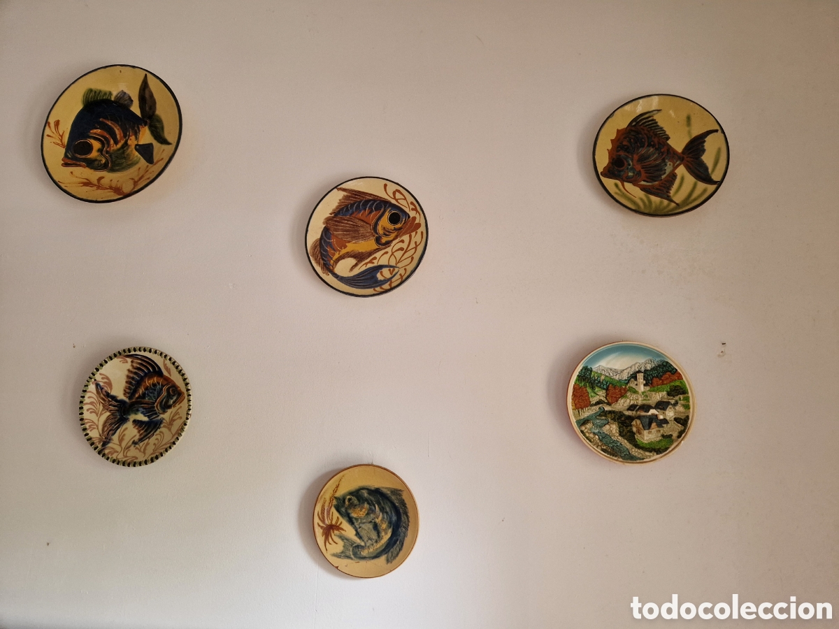Antig&uuml;edades: Lote platos decorativos