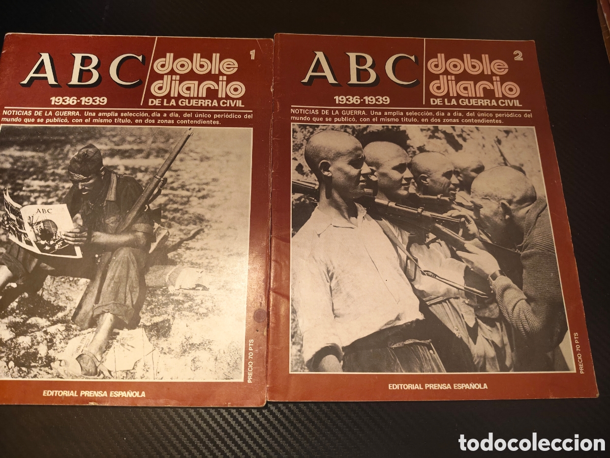 Antig&uuml;edades: DOBLE DIARIO ABC DE LA GUERRA CIVIL 1936-1939 EDICION COMPLETA