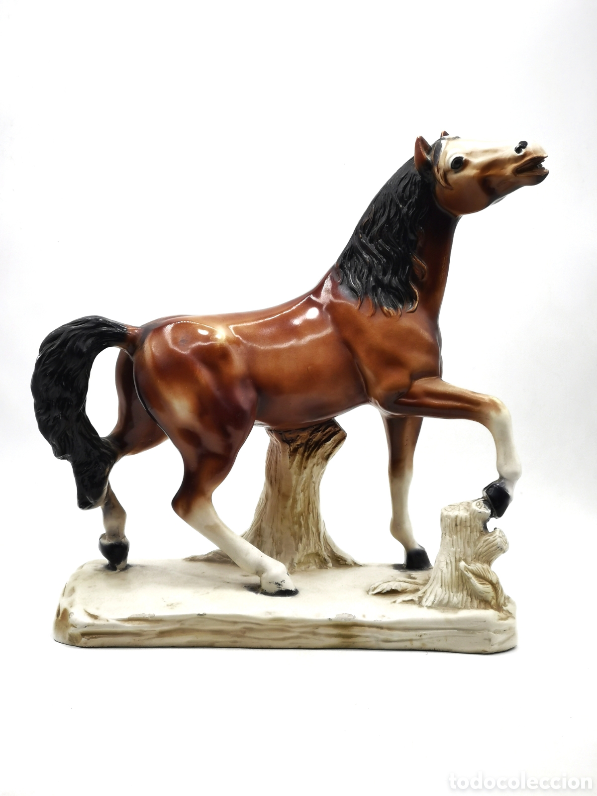 Antiquit&auml;ten: PRECIOSA FIGURA VINTAGE CABALLO EN MOVIMIENTO