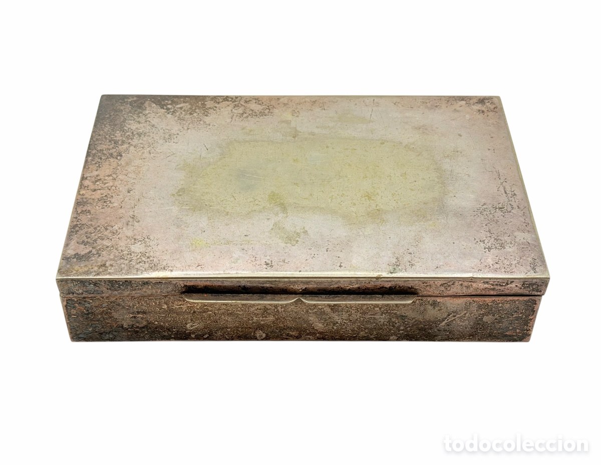 Antiquit&eacute;s: Antigua Caja Plateada