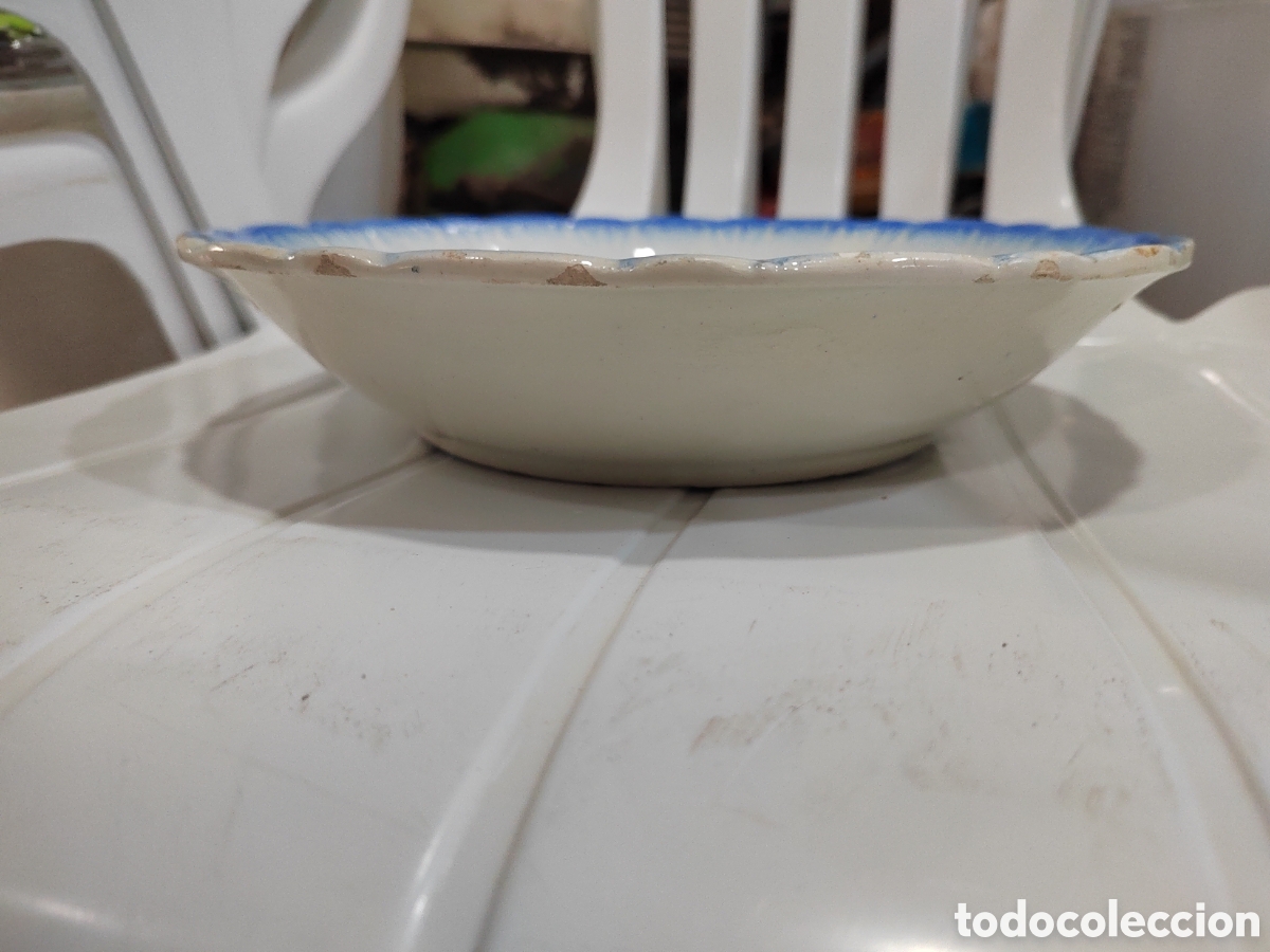 Antig&uuml;edades: Antiguo plato de cer&aacute;mica - Foto 4