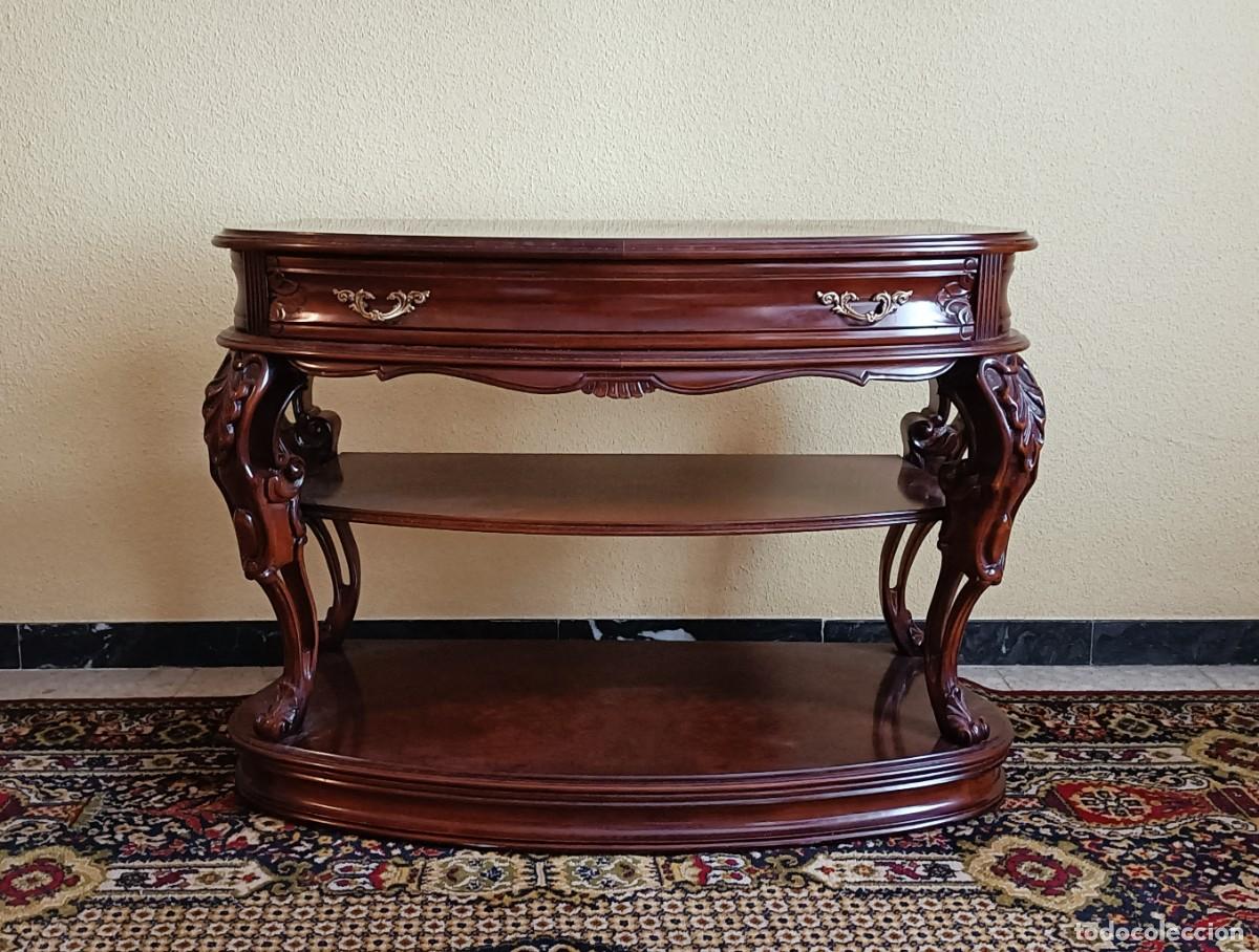Antig&uuml;edades: Consola de madera de estilo cl&aacute;sico - Foto 1