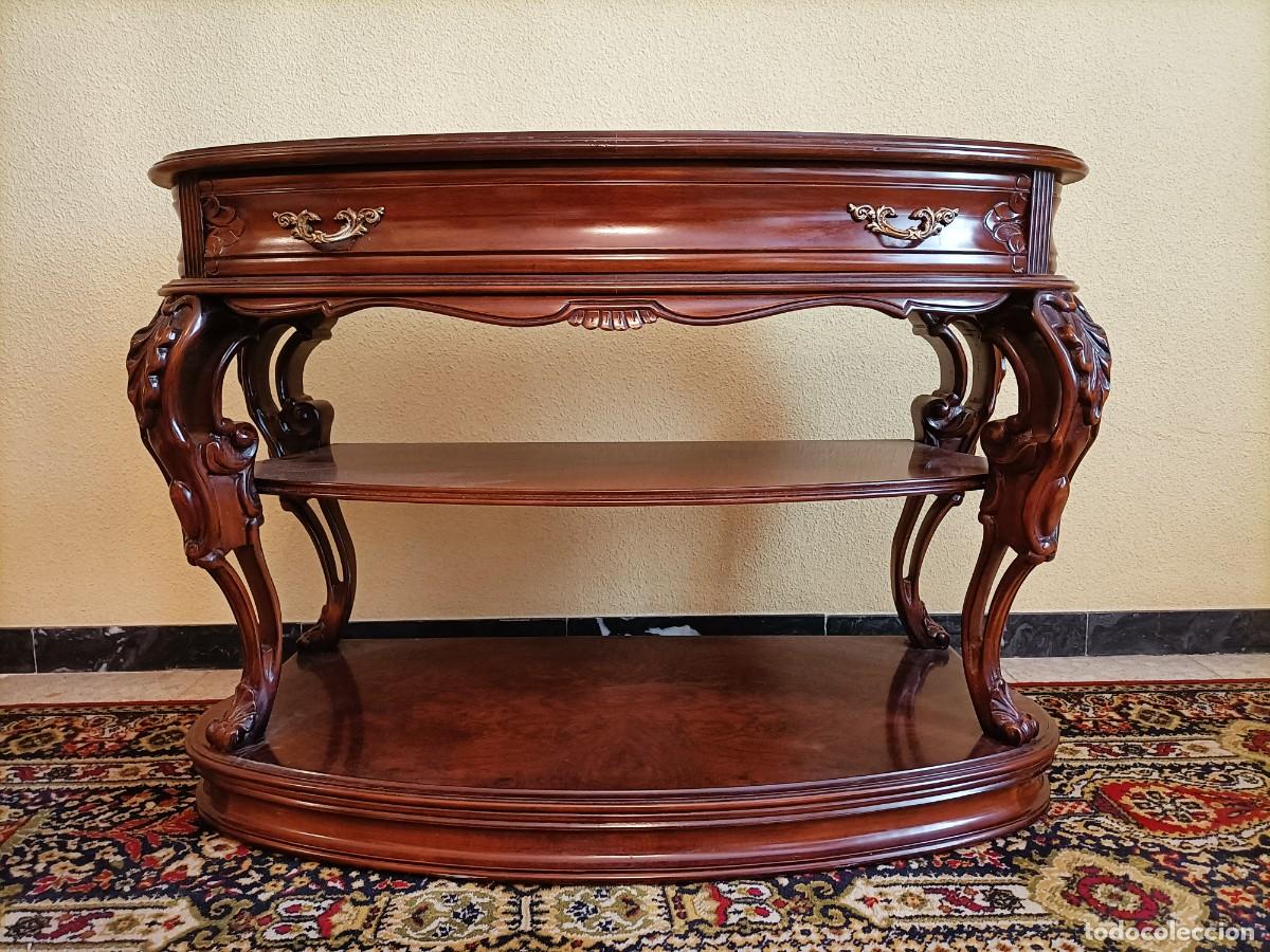 Antig&uuml;edades: Consola de madera de estilo cl&aacute;sico - Foto 5