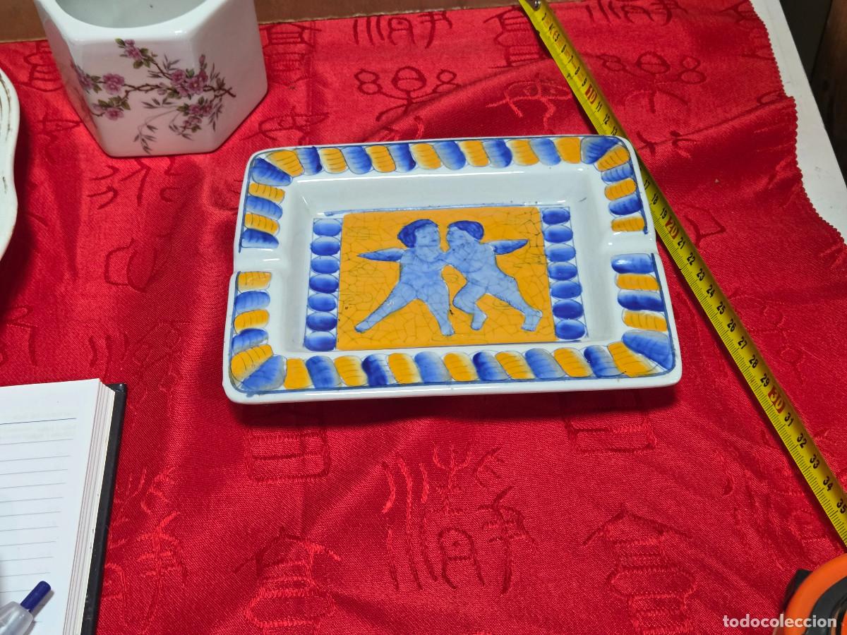 Antig&uuml;edades: cenicero de ceramica gastos de envio 5&euro;