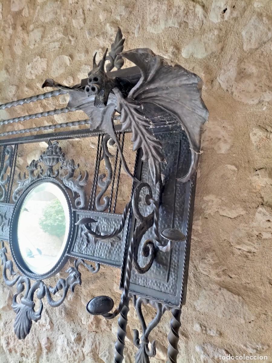 Antig&uuml;edades: GRAN RECIBIDOR DE HIERRO FORJADO - Foto 2