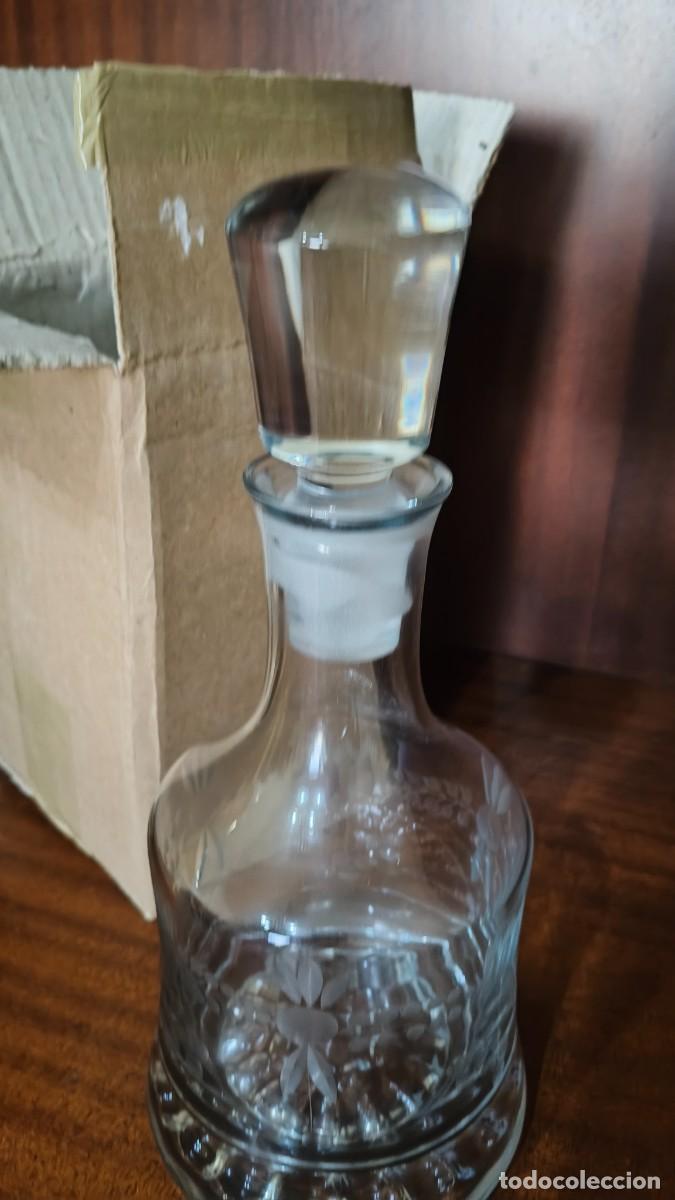 Antig&uuml;edades: Carafe a whisky cristal de boh&egrave;me 32 cm et 2,5 kg neuve dans son emballage d'origine
