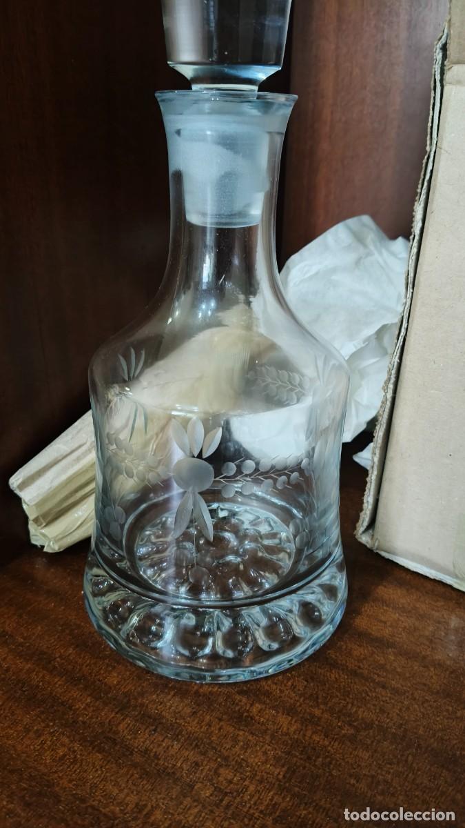 Antig&uuml;edades: Carafe a whisky cristal de boh&egrave;me 32 cm et 2,5 kg neuve dans son emballage d'origine