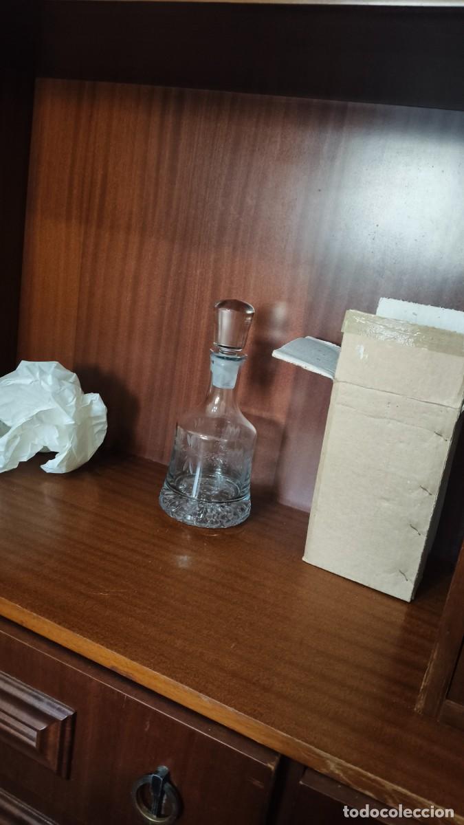 Antig&uuml;edades: Carafe a whisky cristal de boh&egrave;me 32 cm et 2,5 kg neuve dans son emballage d'origine
