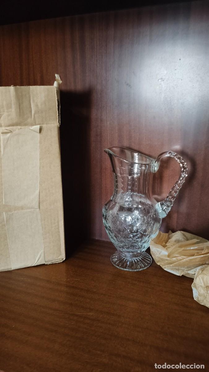Oggetti Antichi: Carafe cristal de boh&egrave;me neuf vintage