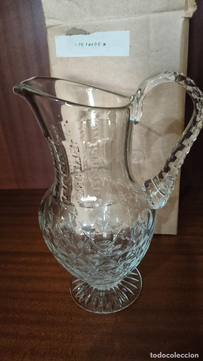 Antig&uuml;edades: Carafe cristal de boh&egrave;me neuf vintage