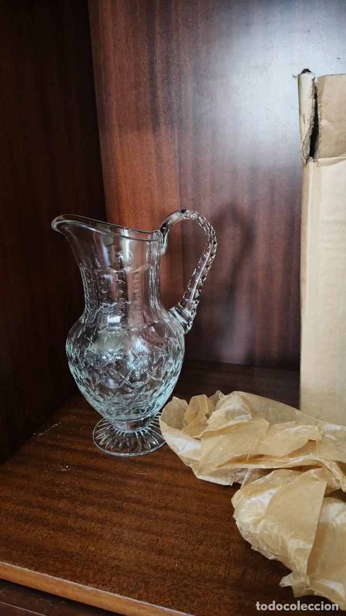 Antig&uuml;edades: Carafe cristal de boh&egrave;me neuf vintage