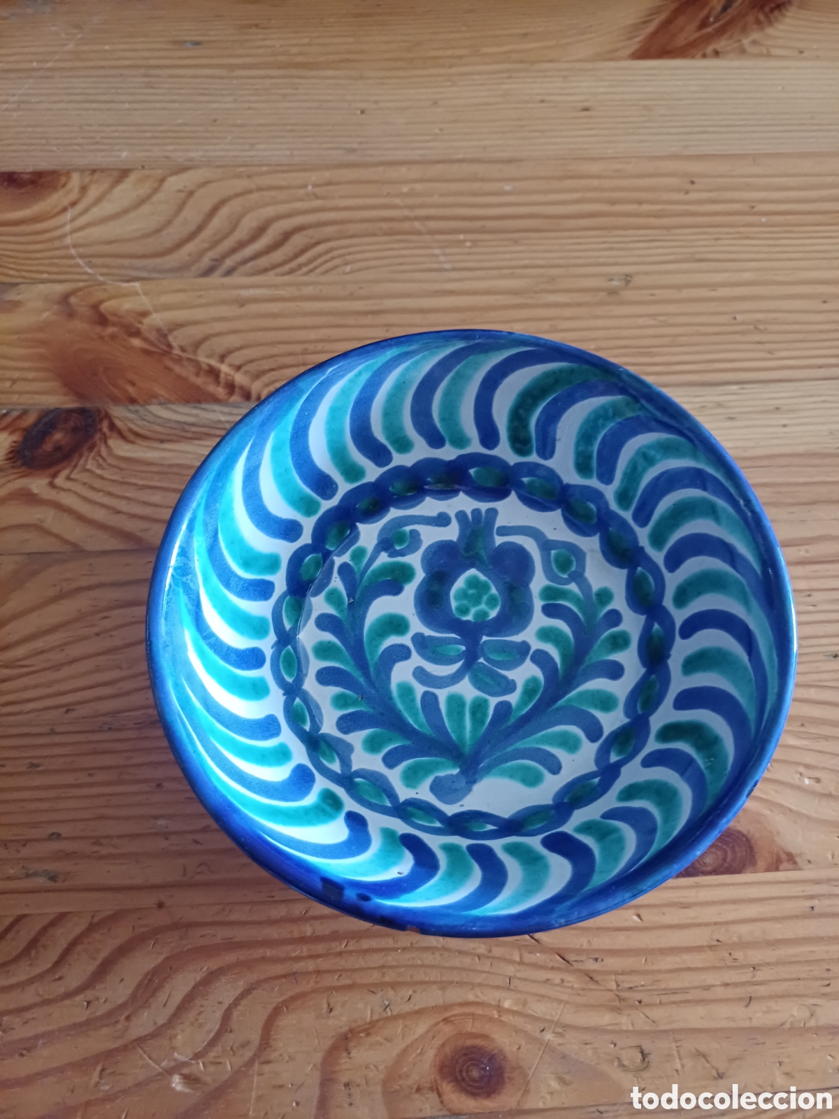 Antig&uuml;edades: Bonito cuenco lebrillo Fajalauza Granada Andalucia ceramica loza granadina andaluza