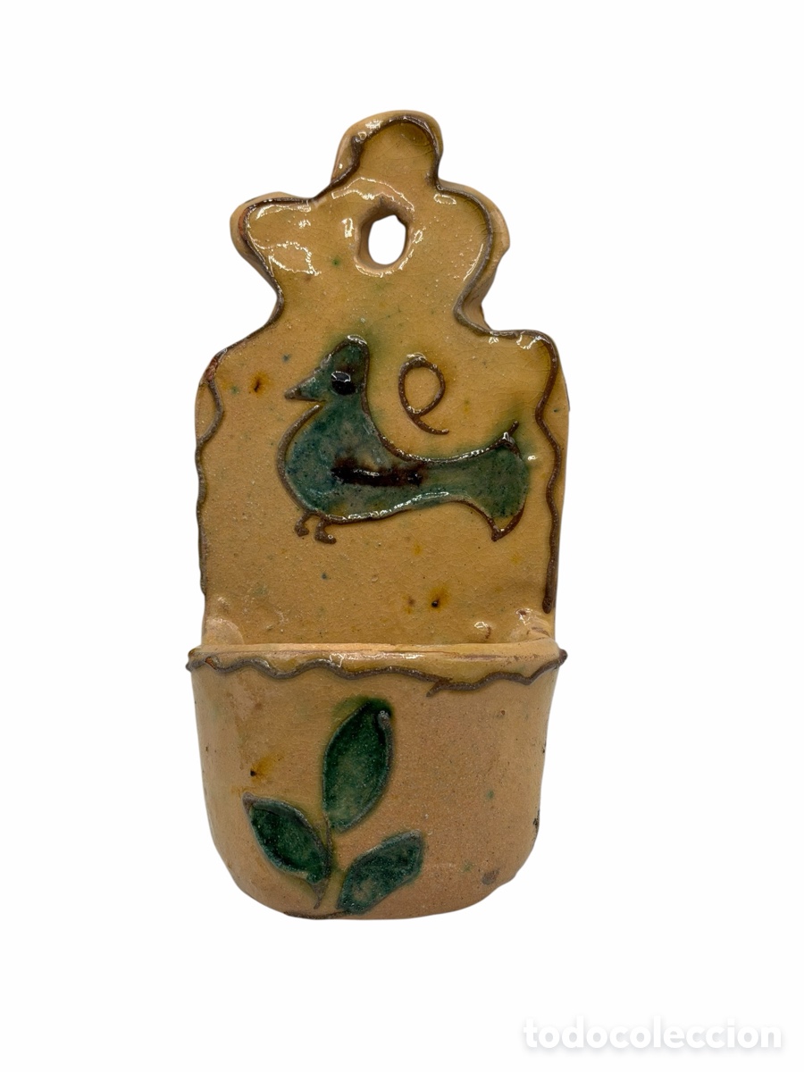 Antiquit&eacute;s: Antigua Benditera de Terracota