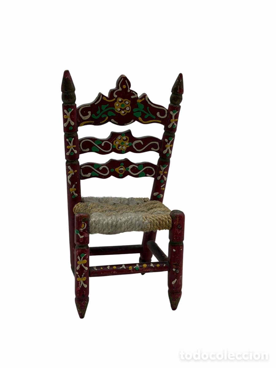 Antiquit&auml;ten: Figura de Silla de Madera
